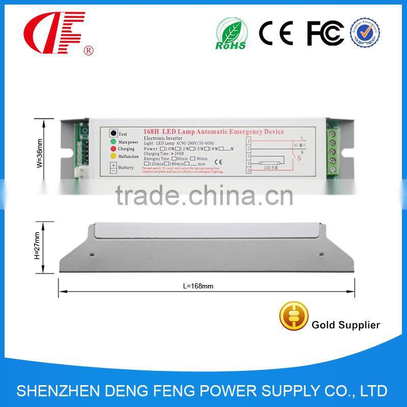 led emergency module with emergency battery for 12W 3 hours duration used by Led light