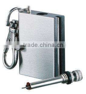 sell no.002 stainless steel million times match,with silk printing LOGO