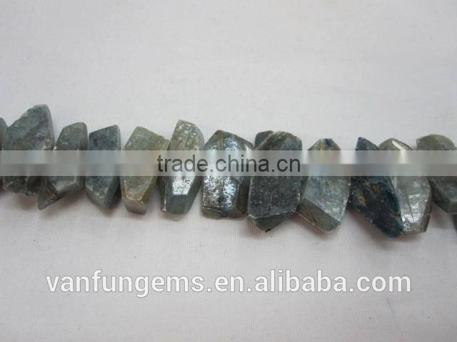 both sides drill good quality blue kyanite 1212