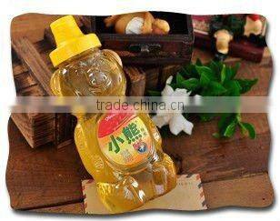 350ML bear shape food plastic jar GF006