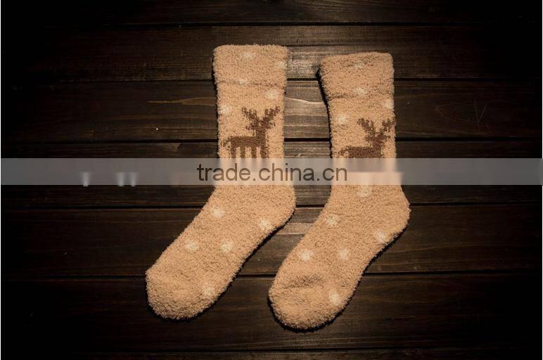 children winter thickening retro towel looped coral fleece restoring ancient ways christmas socks