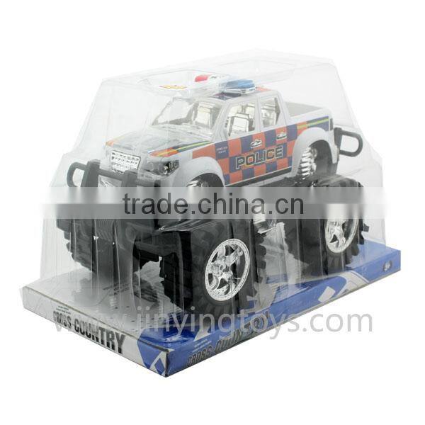 Friction toy car four wheel drive toy car with light and sound