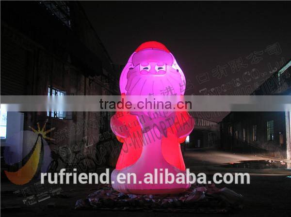 2015 best selling LED Christmas inflatable decorations inflatable Santa Claus