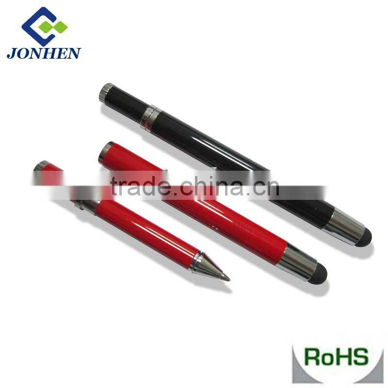 High Quality Metal Retractable Stylus Pen with Cap