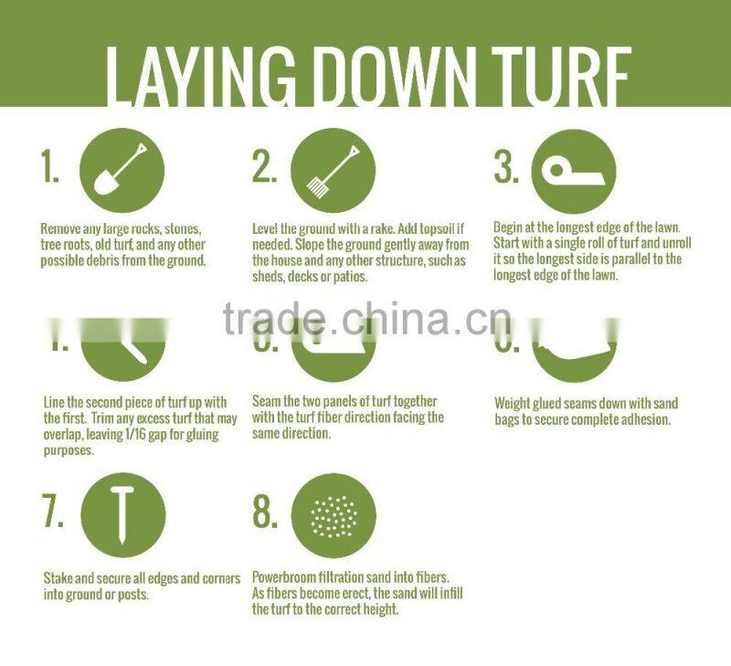 Fine quality football turf