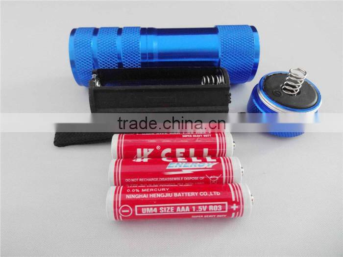 Factory shockproof flash 9 led light