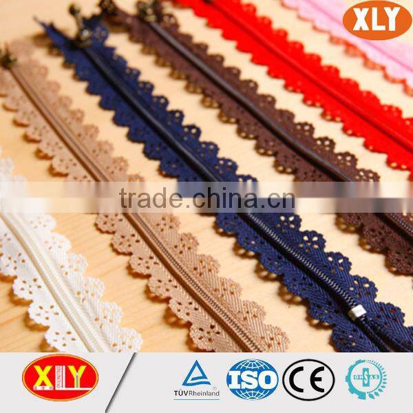 Nylon Coil Lace Zippers Tailor Craft For Purse Bag Clothes DIY