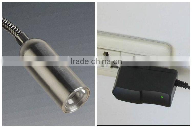 The hottest led reading bed light with LED Bubles and Lamp Switch