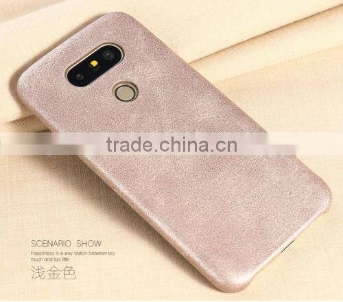 PU Leather Luxury Ultra Thin Hard Back Case Cover For LG G5 G3 G2