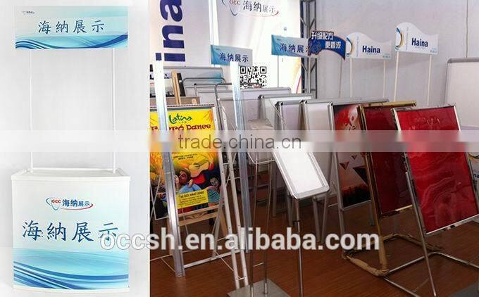 Aluminum Promotion Table Pop Up Counter Exhibition Desk