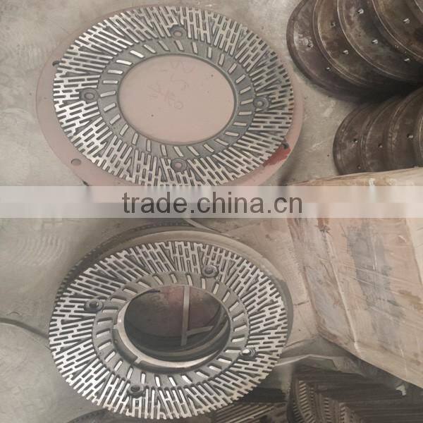 Refiner plate used for disc refiner
