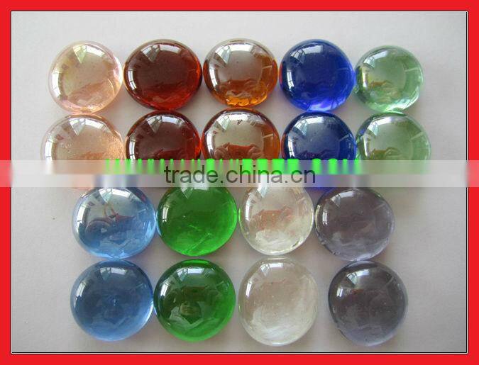colored garden decorative glass pebbles