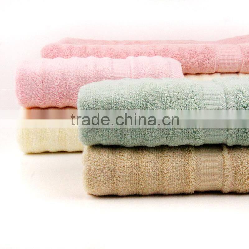 luxury organic Chevron jacquard Bamboo Bath Sheet Towels