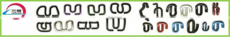 Type e rial spring clip for railway fastener