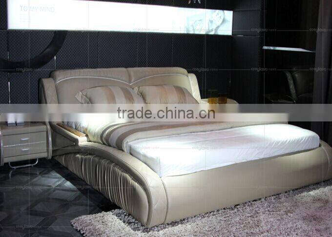 Stylish modern wave bed