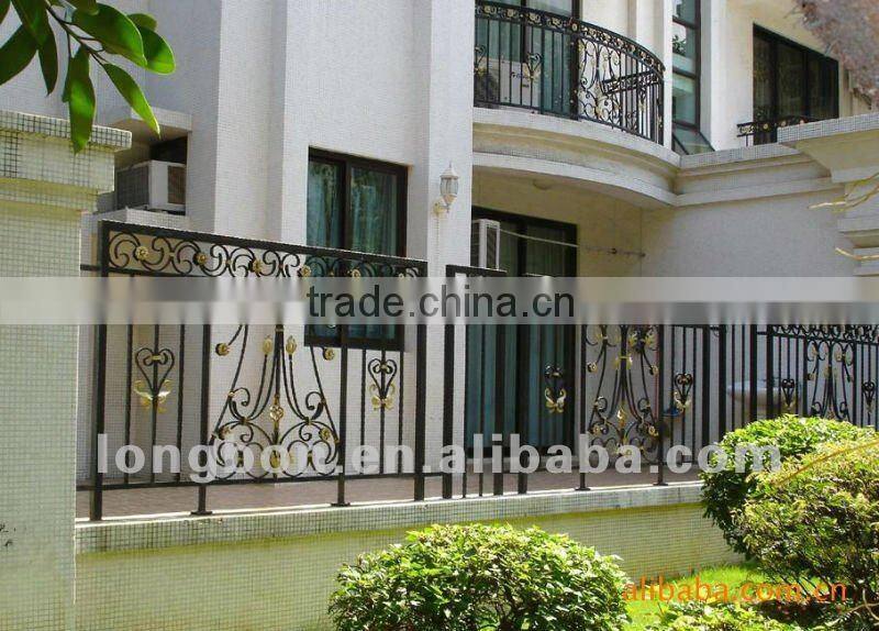 2014 Top-selling modern stailess steel balcony railing