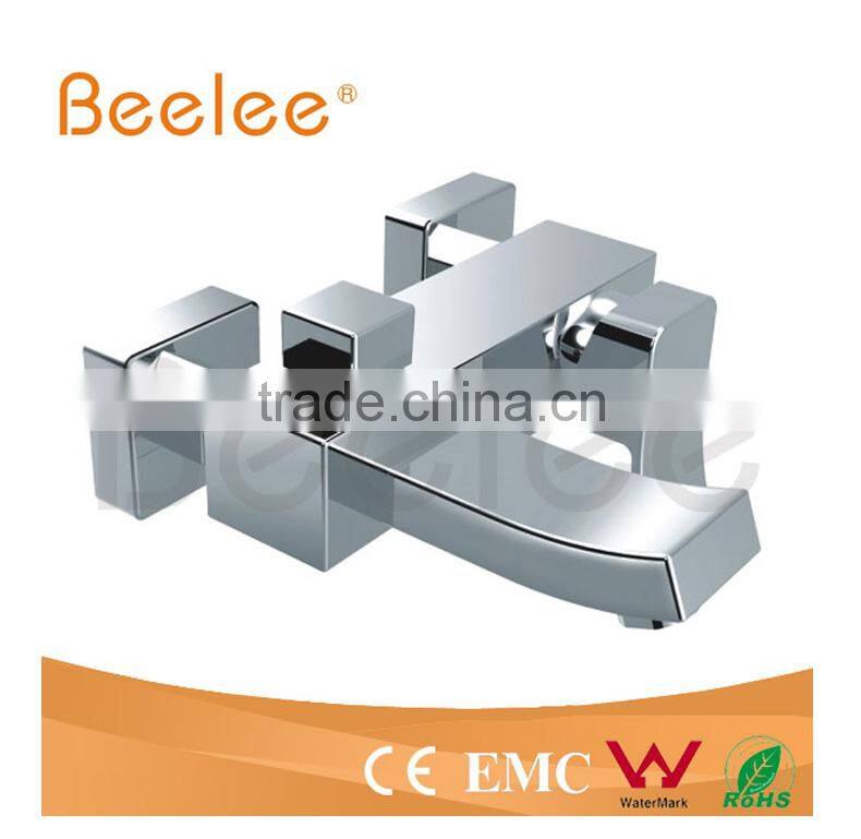 Square Brass Bathtub Mixer