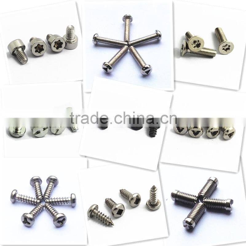 Factory Custom anti-theft license plate screw with plastic cap