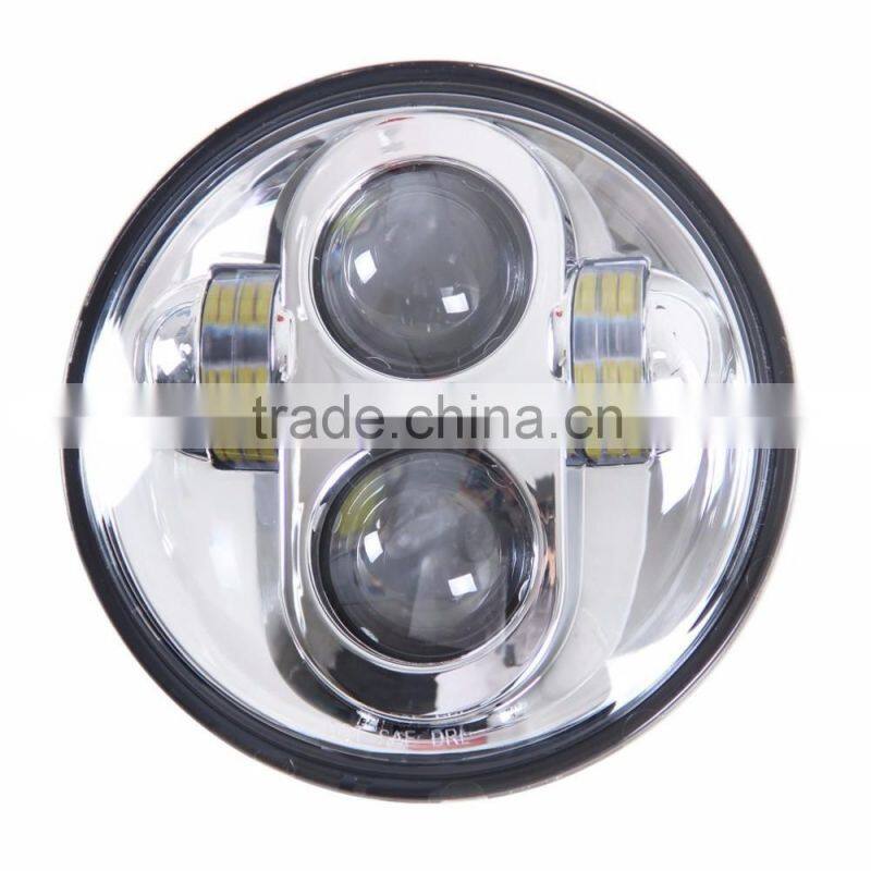 5-3/4" 5.75 Inch Motorcycle Projector LED Headlights For Harley Street 750 , harley xl883, 1200,48, v rod, night rod ,Iron 883