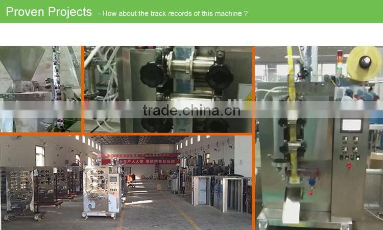 Roller Pressing Type 3 or 4 sides sealing automatic ketchup piston filling equipment