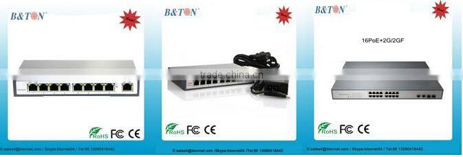 8 port SFP ports Gigabit Ethernet Switch media Converter