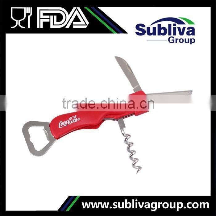 Hot Sell 4 In 1 Finger Groove Corkscrew Wine Opener