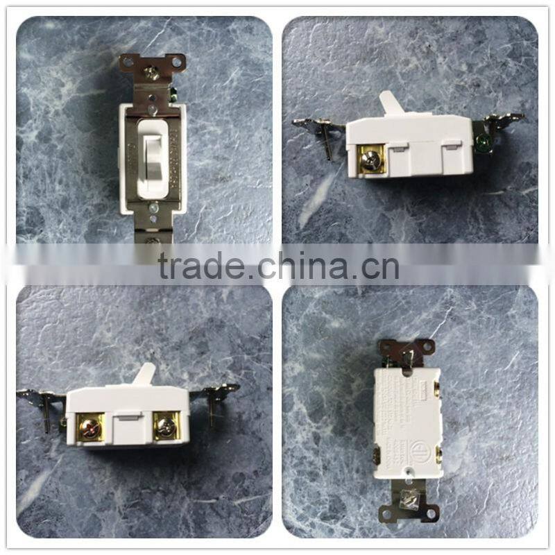 ETL list 15A 125V wall switch light switch electric switch