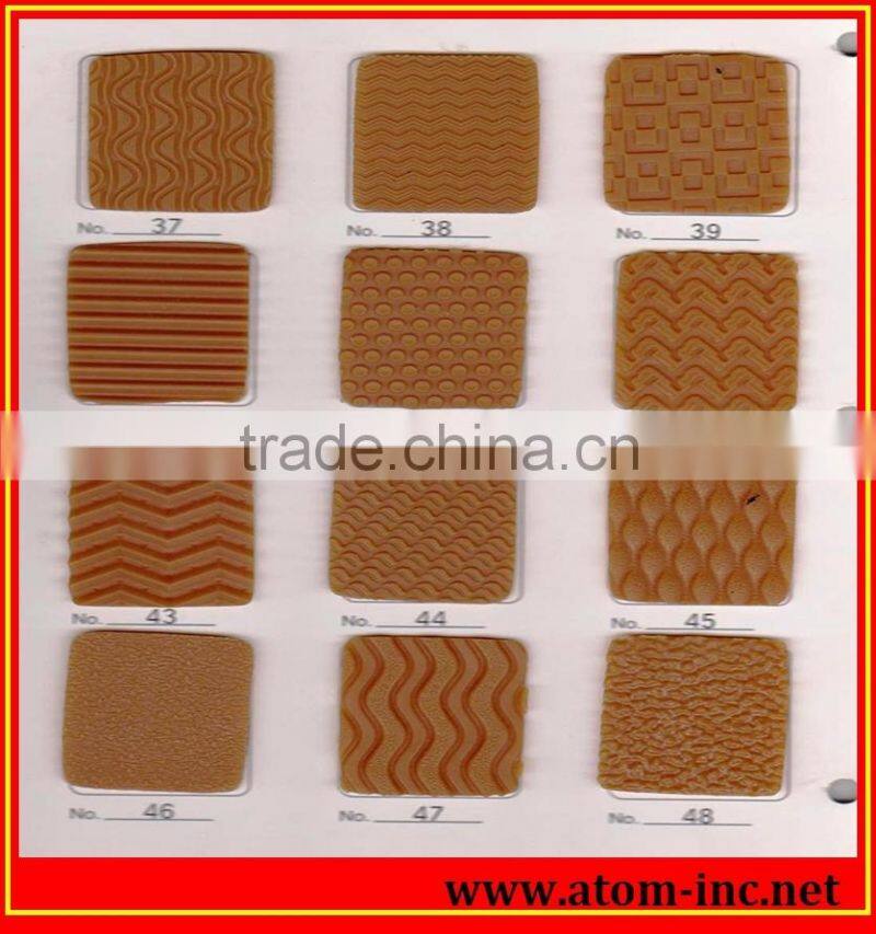2016 non-slip beige natural rubber sheet on-time shipment from China