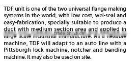 ALMACO Trans-verse Flange Manufacturing System
