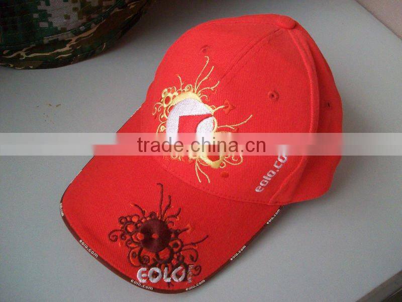 fashion design football sports cap with high quality