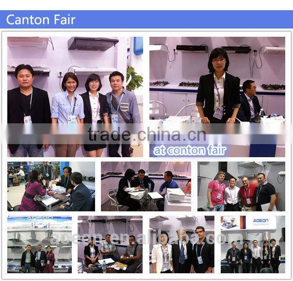 90cm kitchen exhaust chimney hood with glass canopy