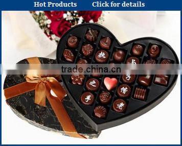 black paper gift boxes for chocolate packing