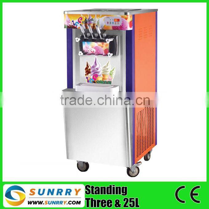 Newly Ice Cream Machine/Flat Pan Fried Ice Cream Machine/Italian Ice Cream Machine (SY-IC25A SUNRRY)