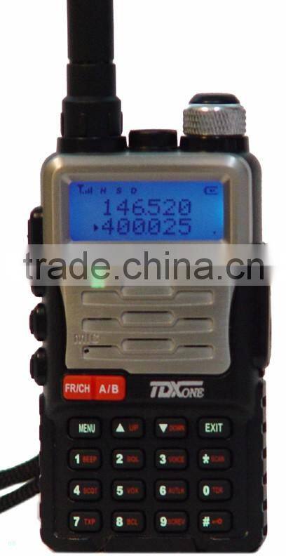 NEW TDXone TD-Q8 VHF/UHF Dual Band walkie talkie,two-way radio