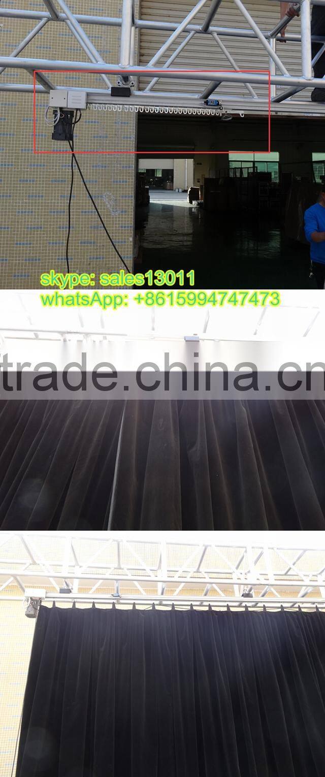 hot selling red stage curtain for sale/adjustable pipe and drape for wedding /wedding drapery support