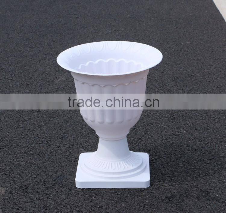 Elegant wedding flower pillar stage decoration flower tall vase for hotel event party