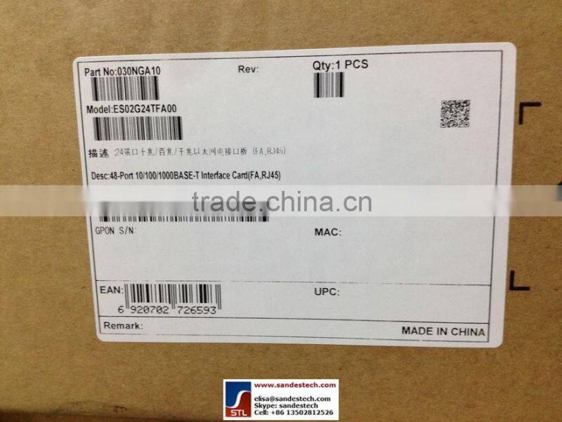 Huawei ES0DG24TFA00 G24TFA00 G24TFA 03030NGA 24-port 10/100/1000BASE-T interface card for Huawei S7703 S7706 S7712