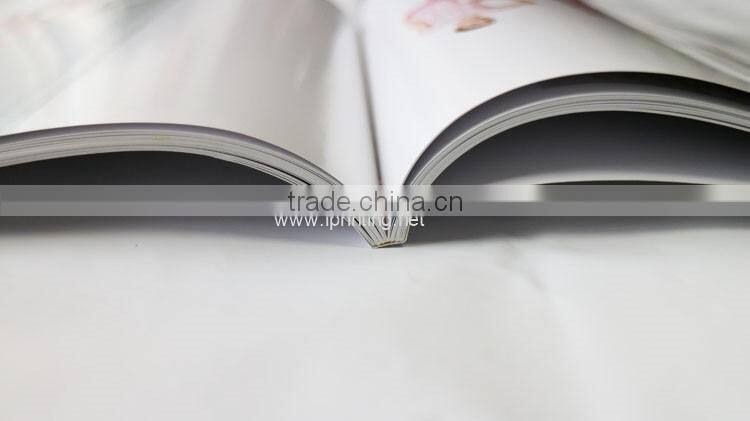 Hot stamping embossing softcover fashion photo album printing