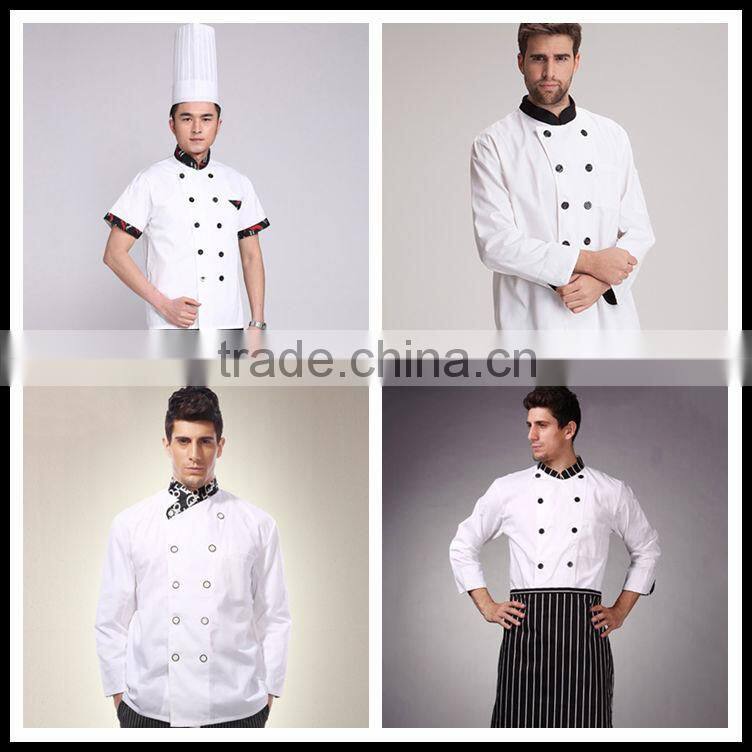 New fashion poly cotton women sexy chef uniform