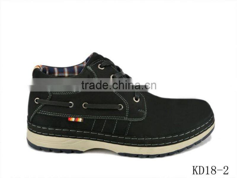 fashion new style men boots with action leather upper