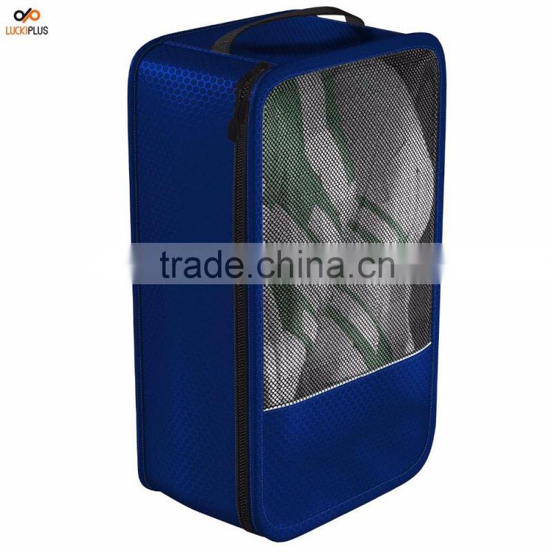 Luckiplus Shoe Bag - Convenient Packing System For Your Shoes When Traveling Navy