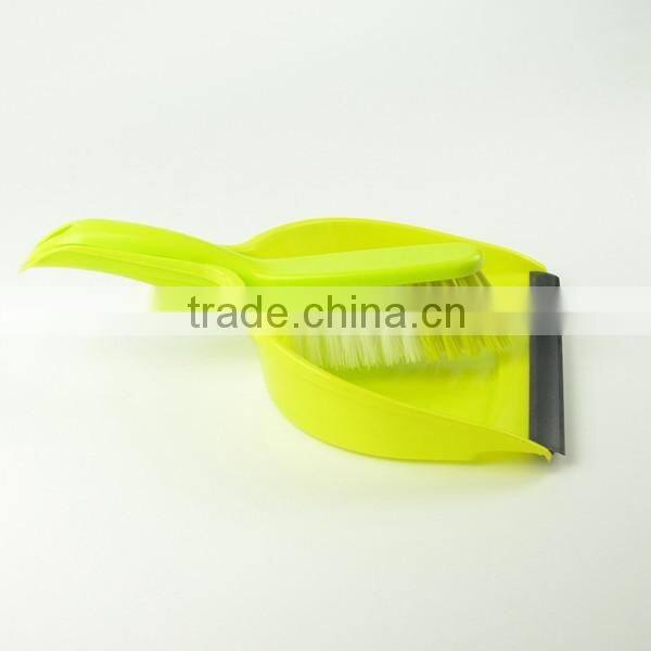 new design high quality broom and dustpan set for table with rubber