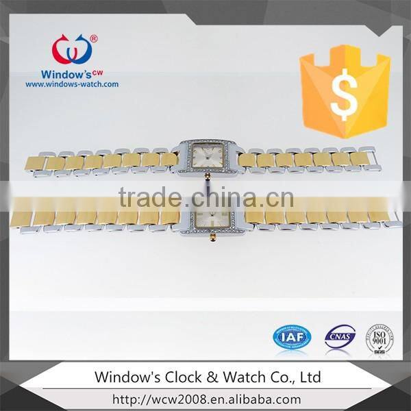 new design fashion girls watch slim stone quartz watch