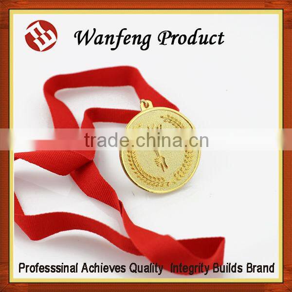 Menufacture Supply Gold silver bronze custom sports award medallion engraved souvenir metal medals
