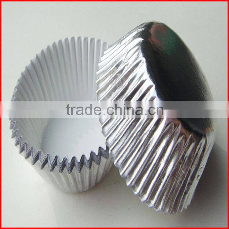 sliver aluminum foil paper cups /foil cupcake liners,foil cupcake cases