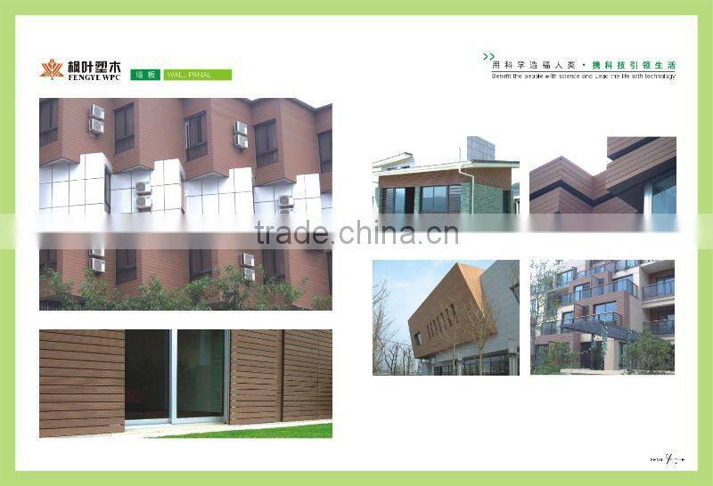 wood plastic composite (wpc) wall tile 151*12