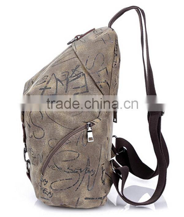 2014 new and hot men backpack fashion canvas backpack bags