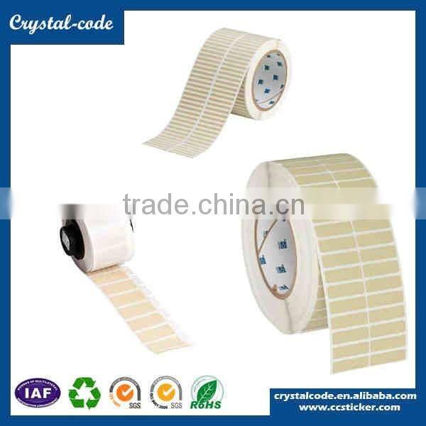 Matte surface offset printing heat transfer heat resistant sticker high temperature label