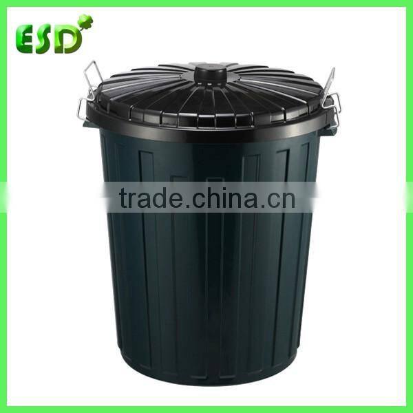 73L Outdoor Plastic Waste Bin With Lid,Kitchen Waste Bin