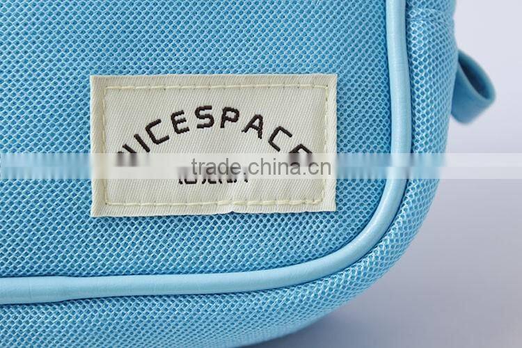 Two set blue mesh cosmetic bag with hanger Factory direct